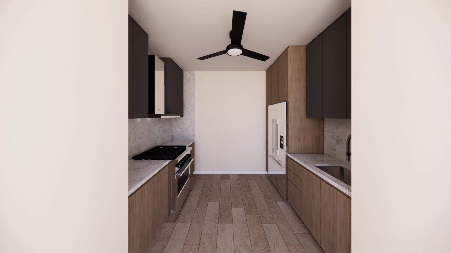 Render fotorrealista de cocina — Miami-Dade